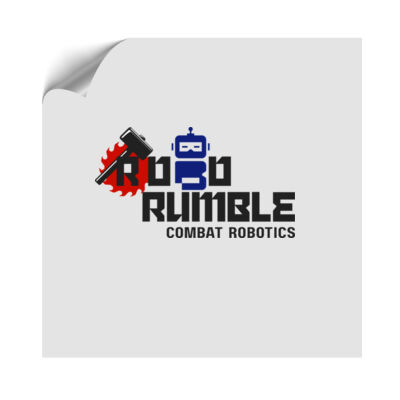 Robo sticker - Window or Panel UV DTF Sticker -  Medium Thumbnail