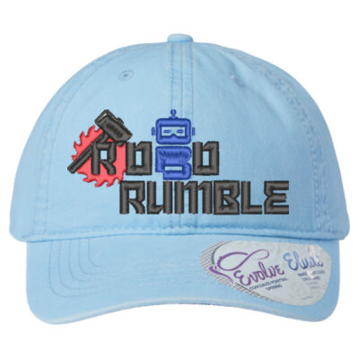 EMB Robo Rumble - Women's Pigment Dyed Fashion Undervisor Cap Thumbnail